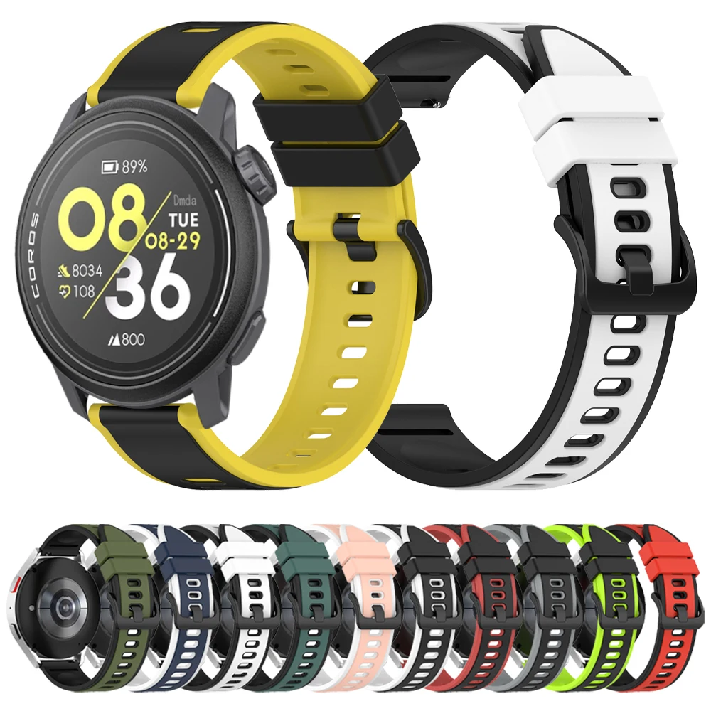 حزام سيليكون لكوروس 3 ، سوار معصم رياضي ، سوار ساعة بديل ، سوار لكوروس أبكس 2 برو ، 46 ، 42 ، 20 ، 22