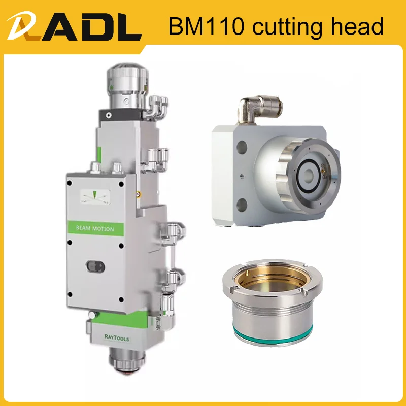 

ADL BM110 Fiber Laser Cutting Head - Raytools Auto Focus Cutting Head for Metal CNC Machine 1.5 Lens