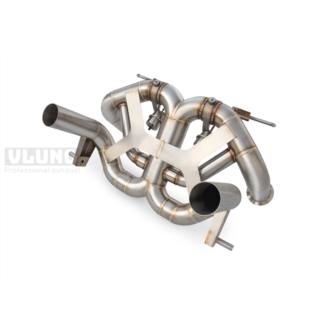 

exhaust valve for Lamborghini Aventador SVJ （LP770-4） 2018-2022 6.5 LV12 stainless steel valve exhaust, high-performance cat ba