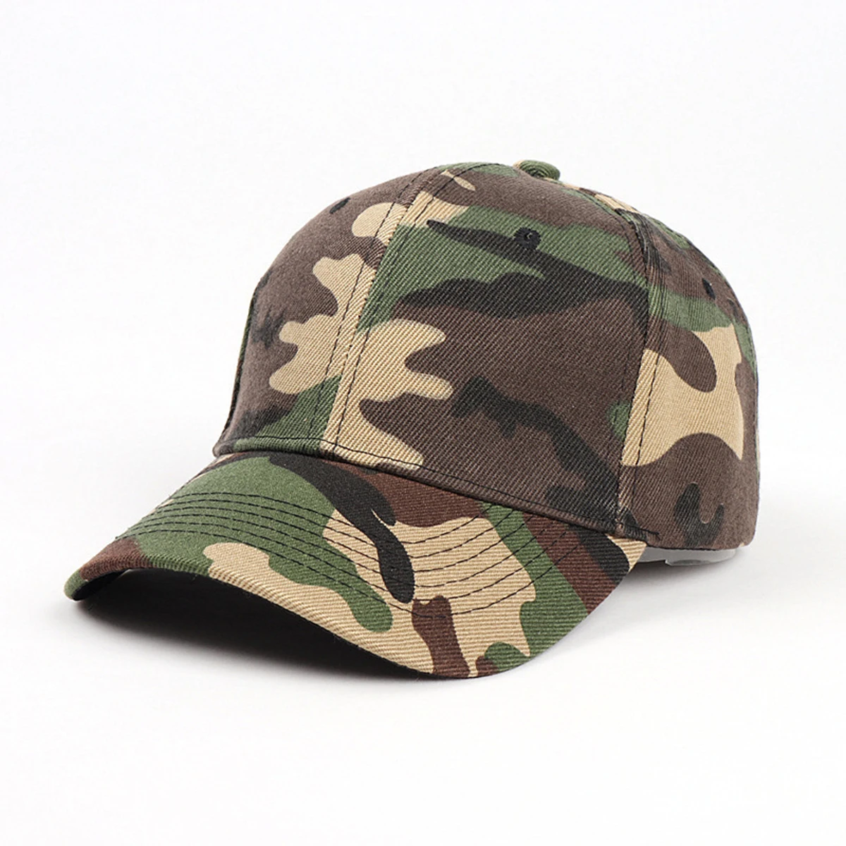 AliExpress NONE Camouflage Baseball Cap for Women Men Snapback Hip Hop Cap Outdoor Sunscreen Hats Cycling Cap Female Hunting Fishing Hat Gorras