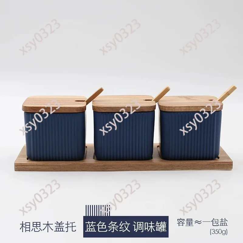

Kitchen Condiment Storage Set Ceramic Jars Oil Dispenser for Home Daily Use