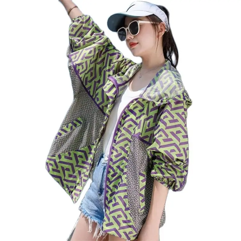 

Women Short Style 2022 Summer New Korean Style Breathable Loose Casual Fashion Wild Thin Foreign Style Sunscreen Clothing Trend