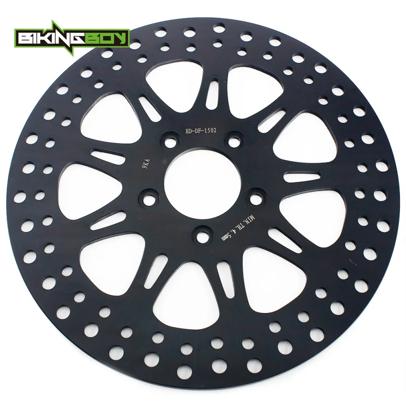 BIKINGBOY FXST Standard FXSTB Night Train FXSTC FXSTD Deuce 00 01 02 03 04 05 06 07 FLS Slim FXS FXSB 13 Front Brake Disc Rotor