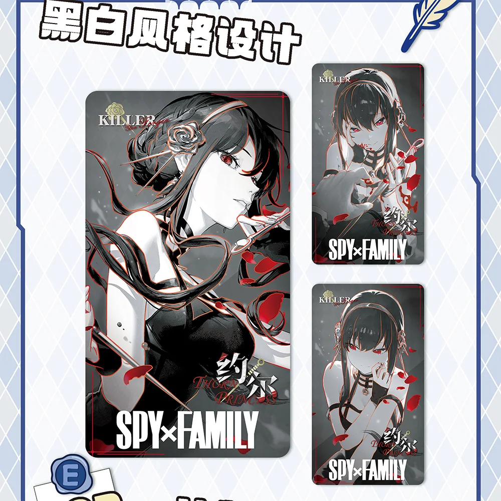 New Wink SPY FAMILY Cards Anya Forger Yor Forger Sylvia Sherwood Anime Peripheral Trading Game Collection Cards Kids Toy Gifts