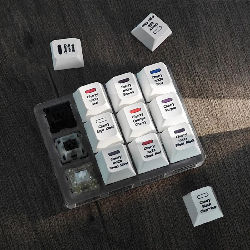 คีย์บอร์ด Cherrys MX Switching Tester Switcher Sampler คีย์บอร์ดเครื่องกล 12Key