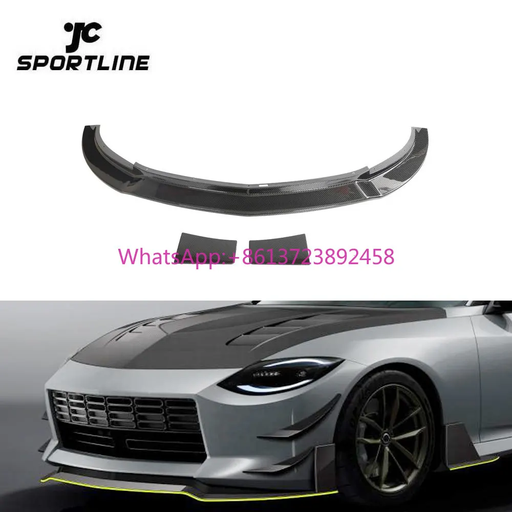 

Dry Carbon Fiber Bespoke Style 400Z Front Splitter Lip for Nissan Z 400Z RZ34 2023