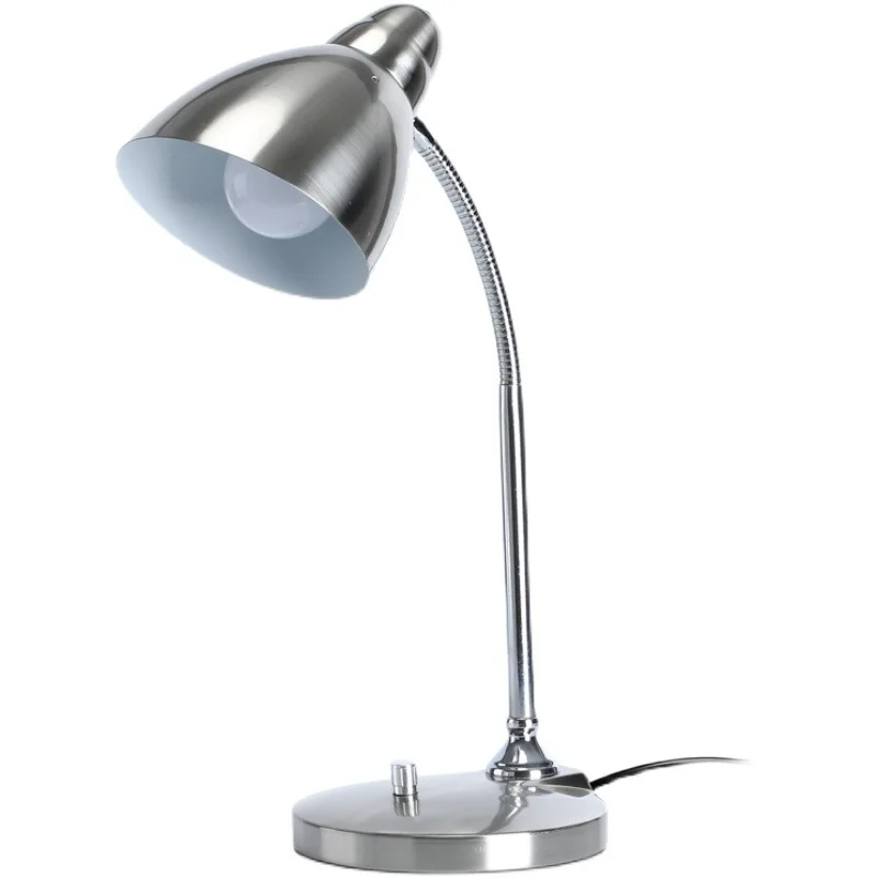 

Retro office eye protection desk lamp metal highlight warm color e27 screw yellow light hotel work light super bright American