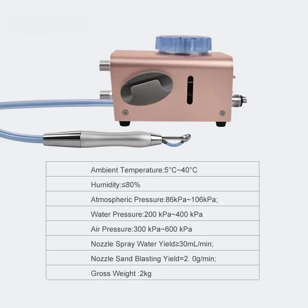 SYJH Dental Air Abrasion Sandblasting Scaler Dental Cleaning Sandblasting 2/4 Holes Polishing Unit Teeth Whitening Equipment