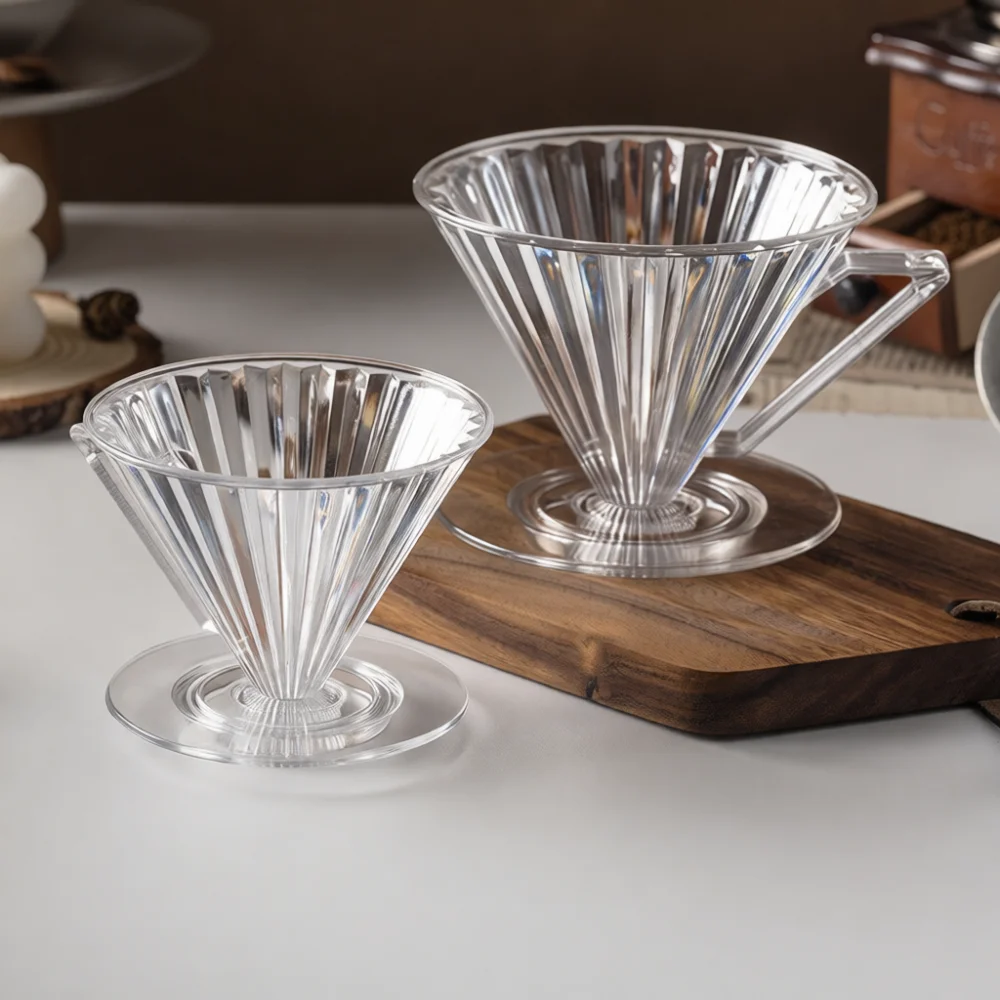 Hand Drip Dripper Coffee Filter Cup Conical Shape Brewing Tool For Family Sharing Coffee Maker Kitchen Gadgets