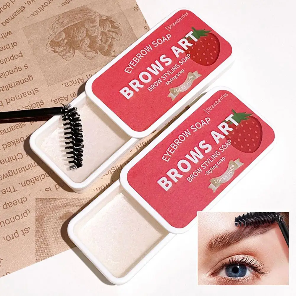 Transparent Eyebrow Soap Natural Long-Lasting Three-Dimensional Shaping Waterproof Eyebrow Styling Gel