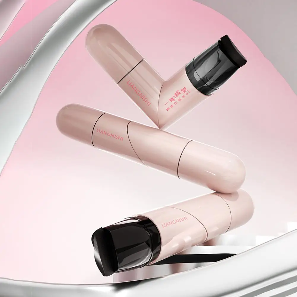 Stylo Eyeliner à tampon gauche droit, pointe triangulaire étanche, marron et noir, maquillage pour les yeux, cosmétiques, Extension de revêtement liquide rapide B0A9