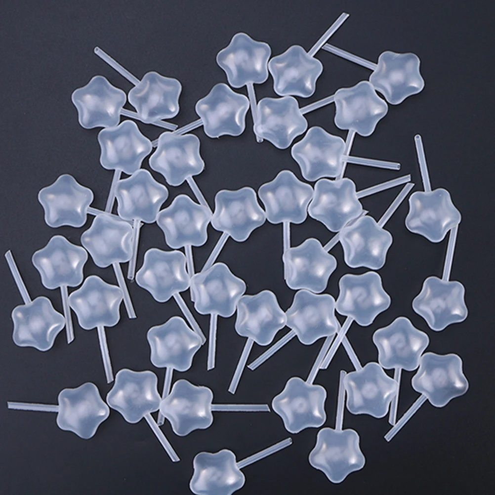 

50 Pcs Dropper Squeeze Pipette Liquid Plastic Jam Straw Star Cake Transfer Cupcake