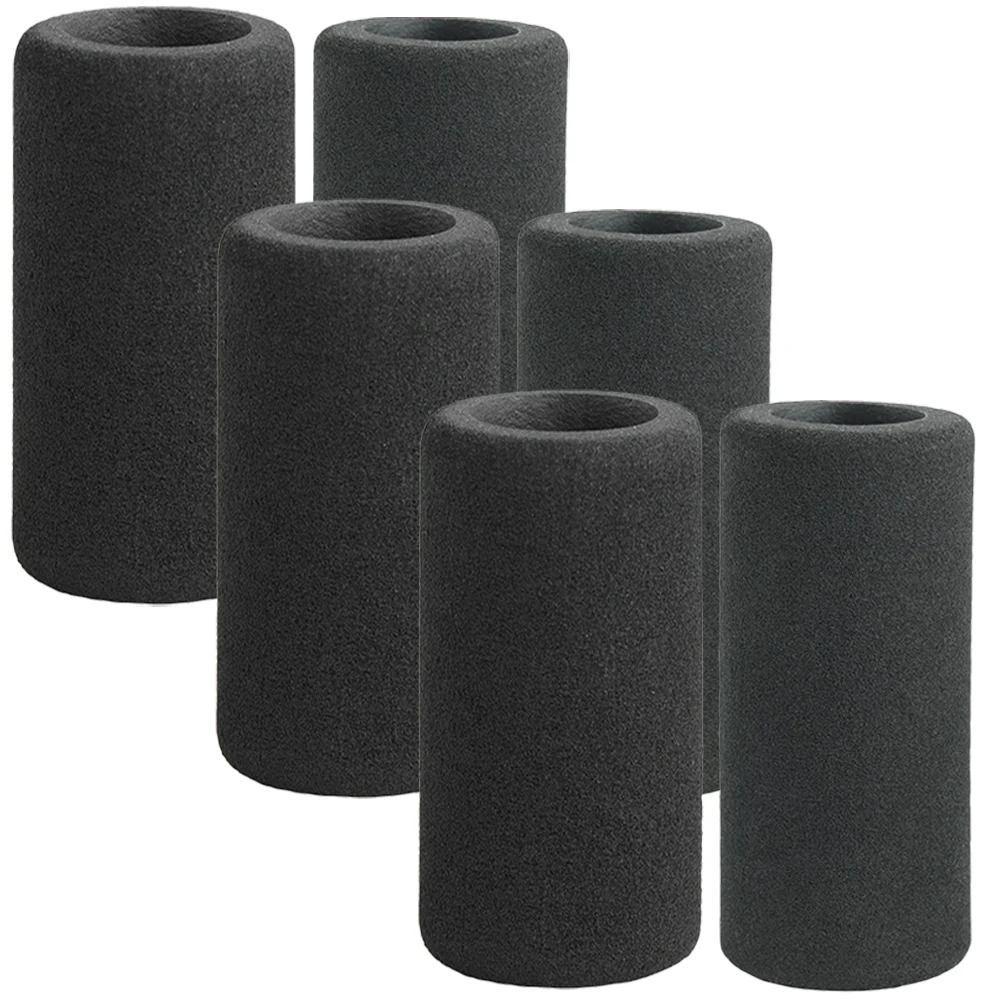 

6pcs Bike Pump Cover Sponge Case for Inflator Waterproof Dustproof Lightweight Portable Cyclist Accessory Tire Maintenance Tool