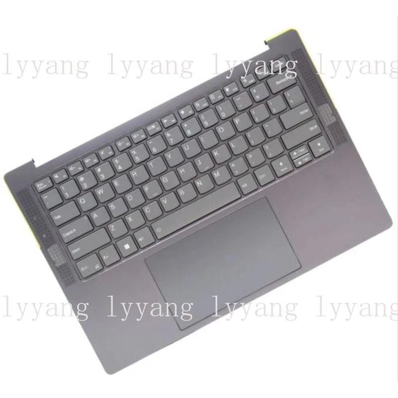 f  For Lenovo 7 14ARP8 Palmrest Cover Touchpad Keyboard US Slate Grey 5CB1L50300