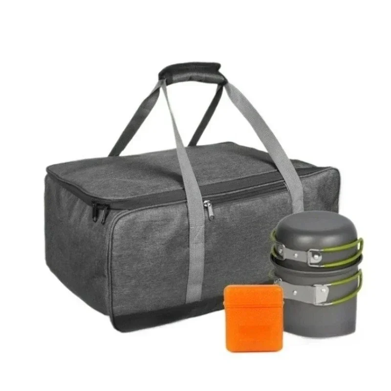 Camping Cookware Separate Storage Bag Cooking Utensils Bag Outdoor Stove Storage Container Cooking Tote Bag SIze S L