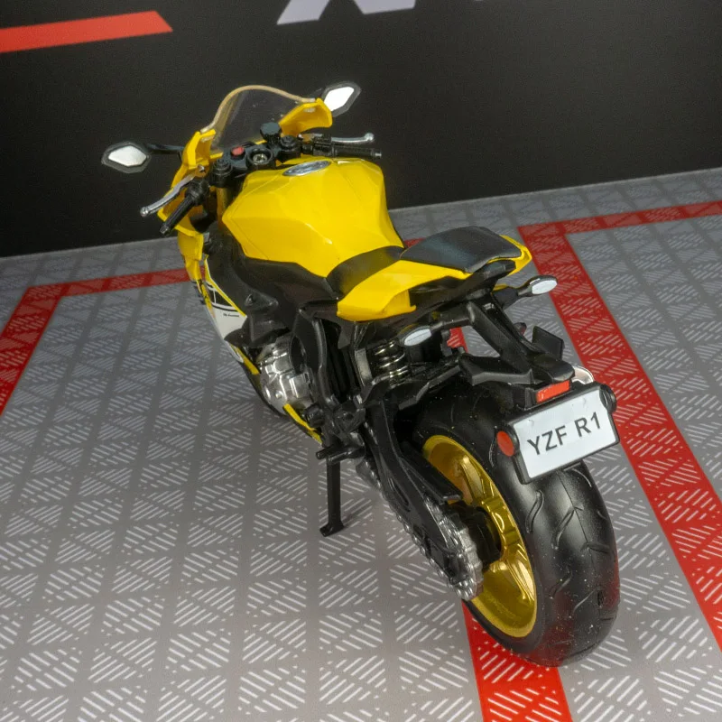 

CCA 1:12 Simulation Yamaha YZF-R1 Motorcycle Alloy Model Car Ornament Collection Japanese Locomotive rich details good quality