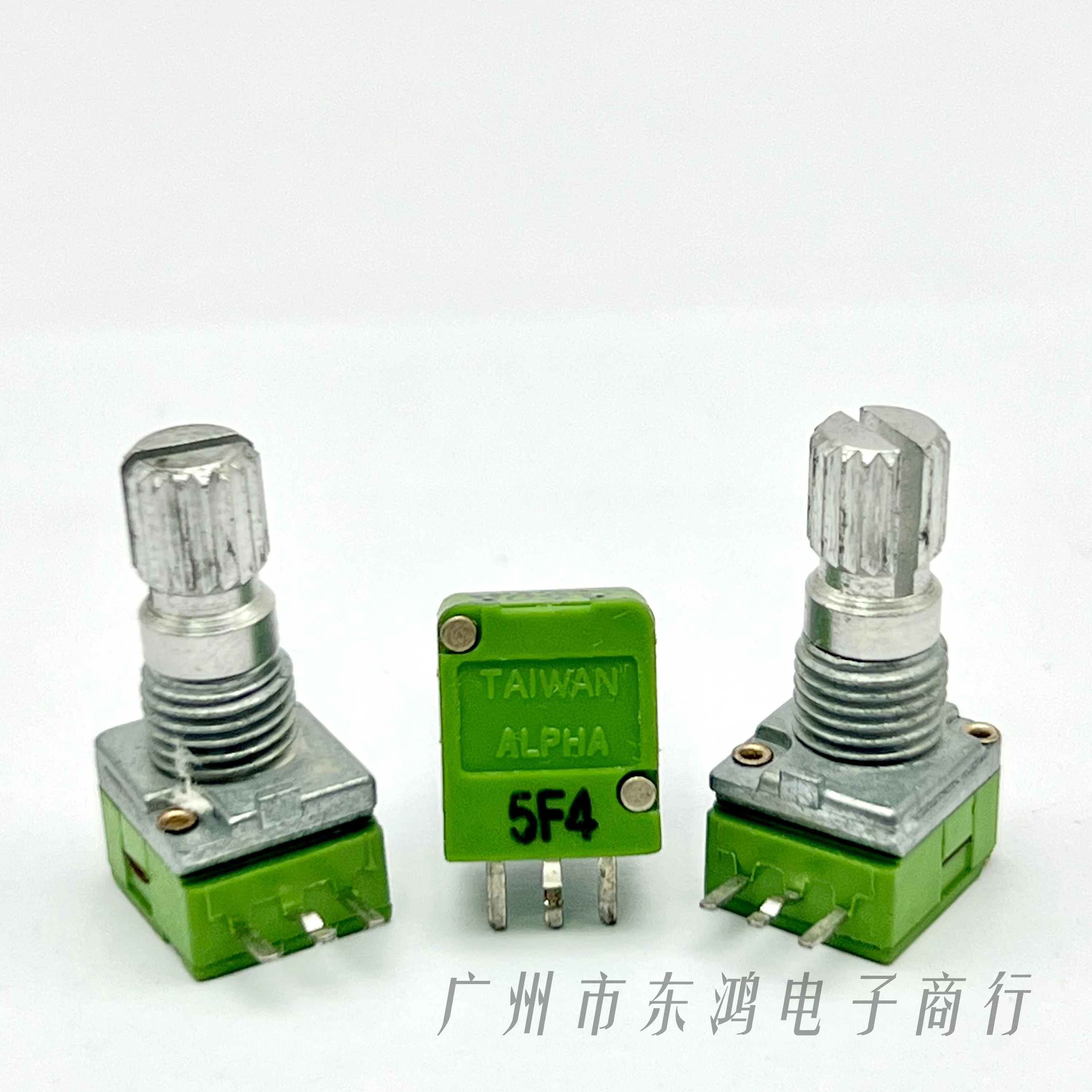 Taiwan ALPHA Aihua RK09 precision potentiometer single A50K/B50K shaft length 15MM audio tuning 3 feet