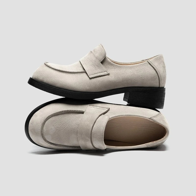 

High Heels Men's Leather Shoes Genuine Leather Casual Slip on Loafers Youth Fashion Formal Party Wedding High Quality Male