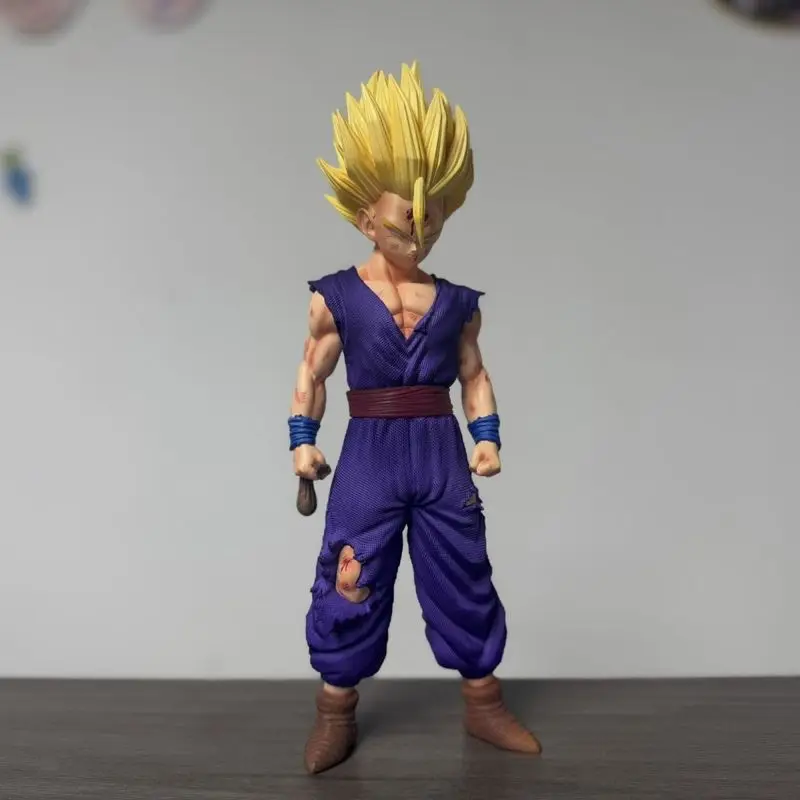 2% Studio Dragon Ball Z Gohan Gk Statue PVC Figur – Ultimative Gohan Super Saiyajin Desktop Dekor Anime Sammlerstück Geschenk
