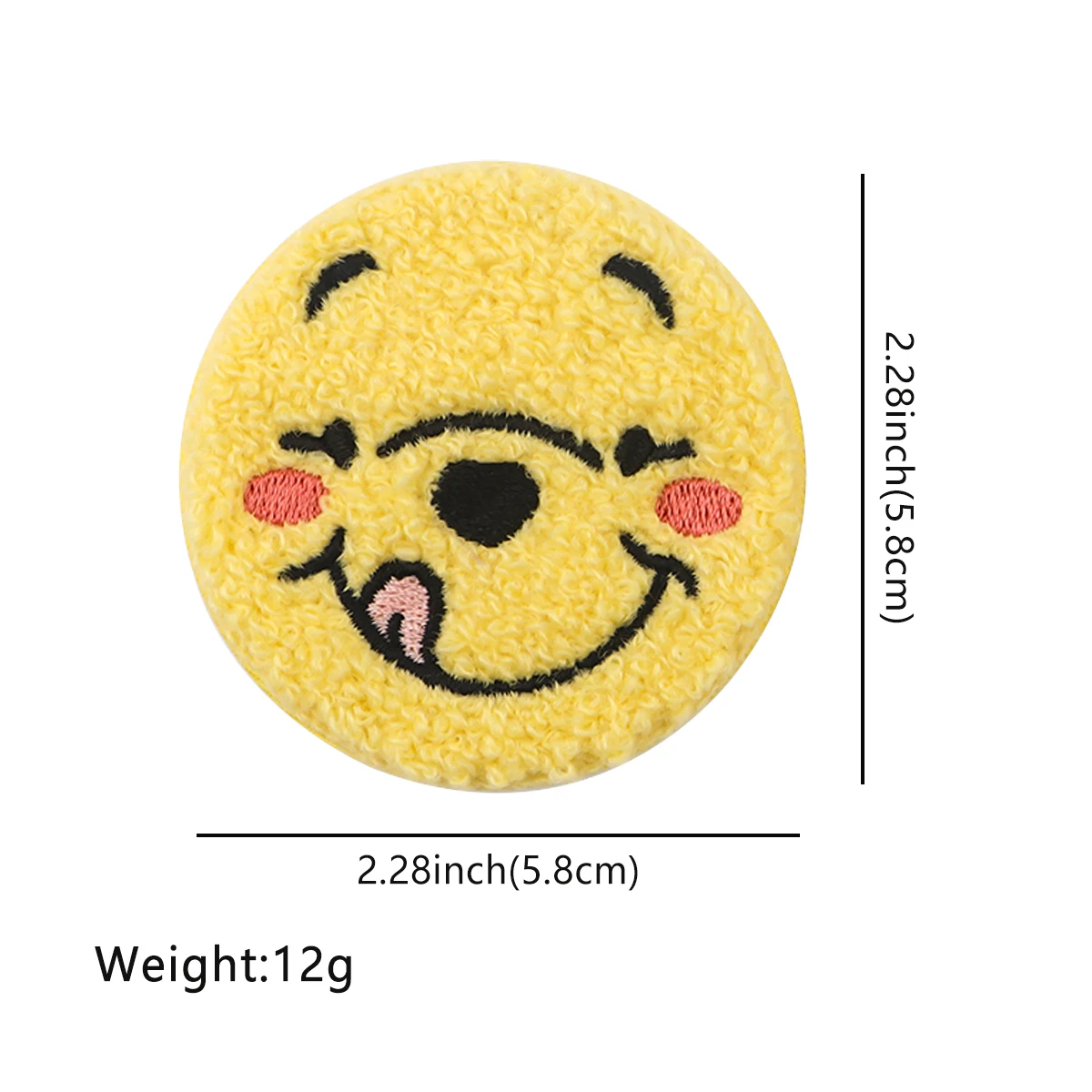 Cute Cartoon Colorful Button Pins Tinplate Brooch Towel Embroidery Lapel Badges for Clothes Backpacks Accessories Cosplay Gift