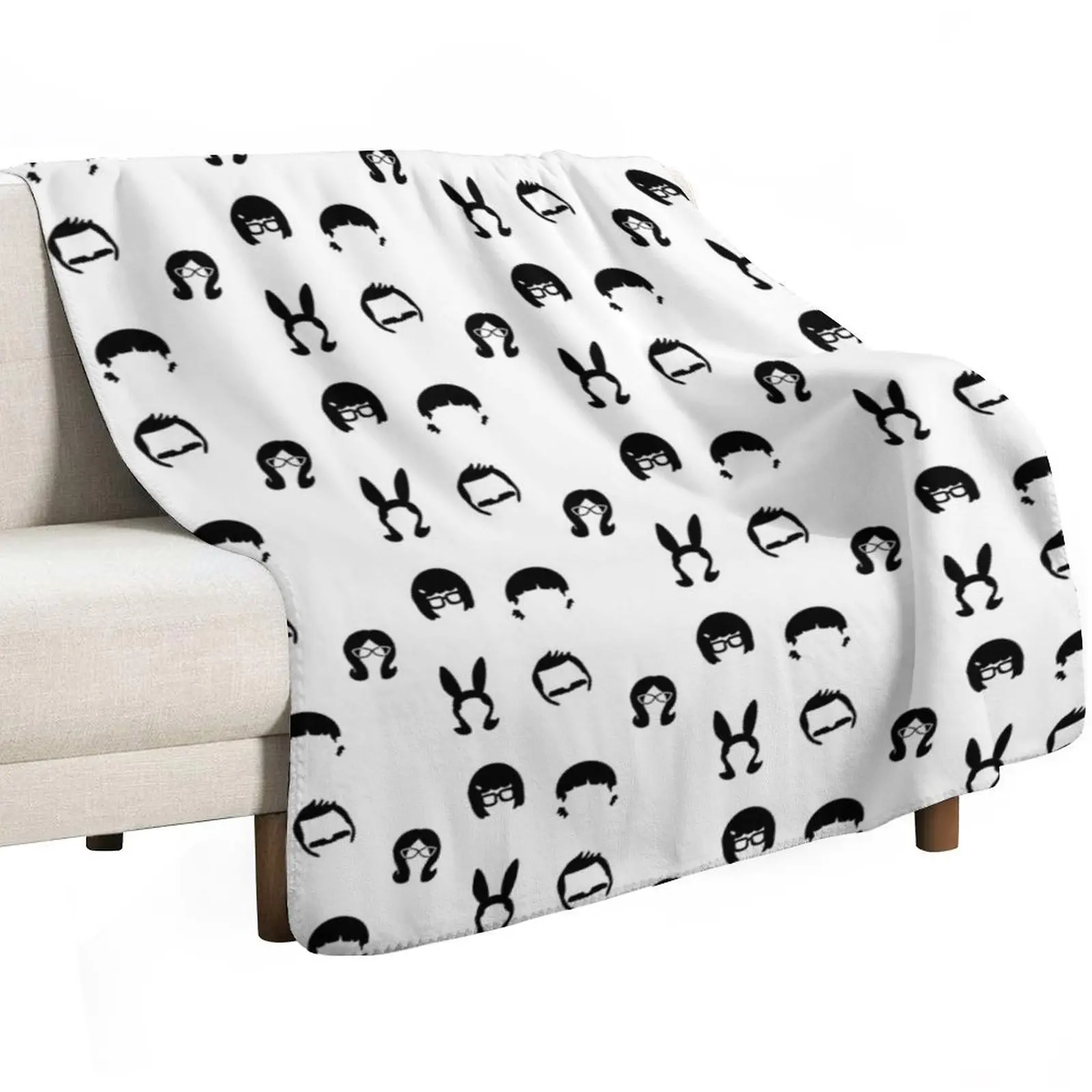 Burger Family Pack Throw Blanket Hairy Personalized Gift Sleeping Bag Tourist halloween For Decorative Sofa Blankets