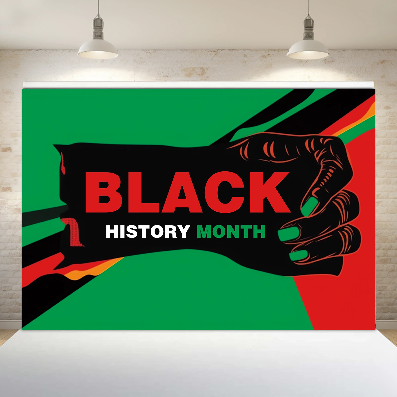 

1PCS 100x150cm Black History Month(2) Theme Backdrop,Photography Background,Used To Gifts,Activities Or Other Party Decoration