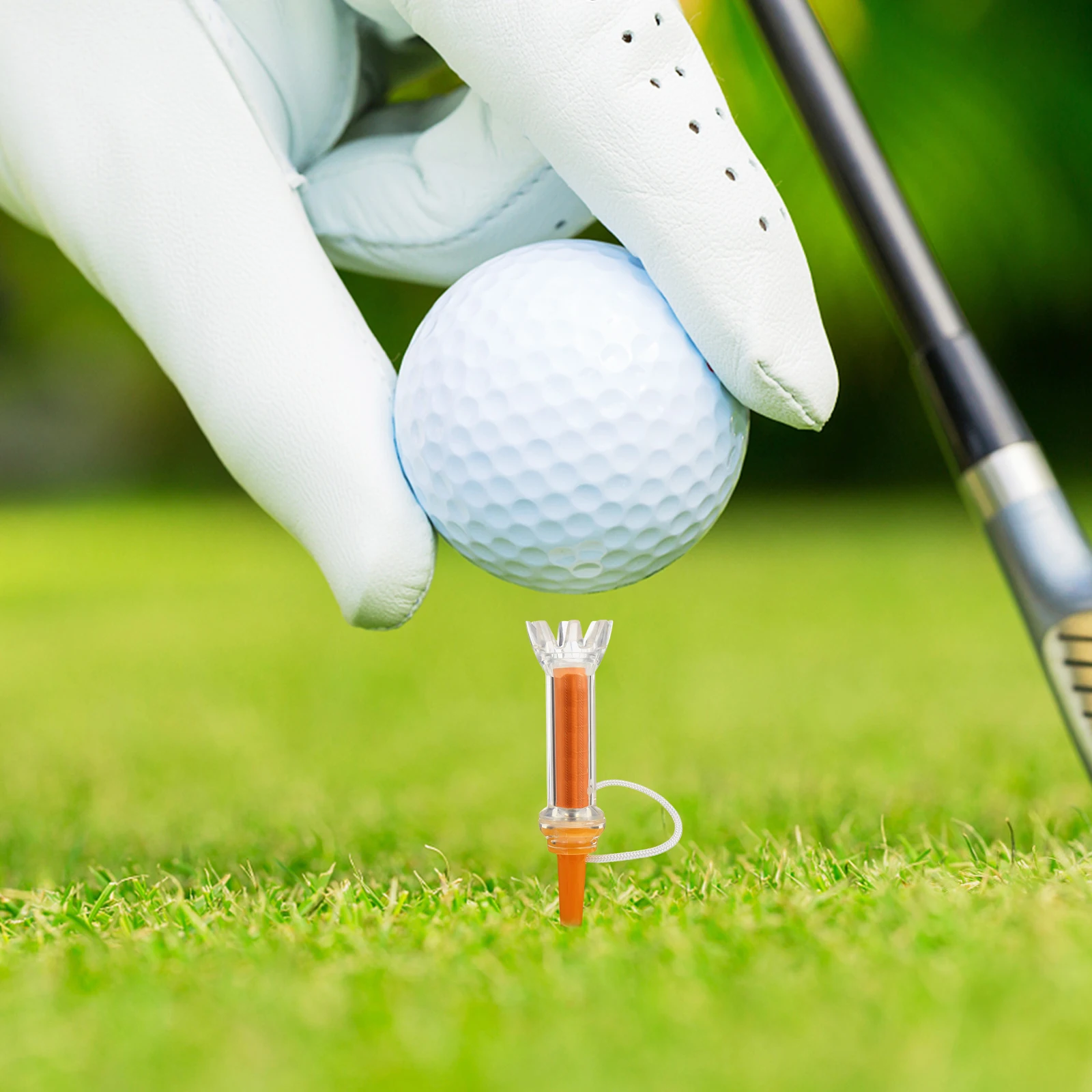 

Golf Marker Swing Holder Ball Outdoor Novelty Tee Accessories for Men Gear Plastic Tool Man