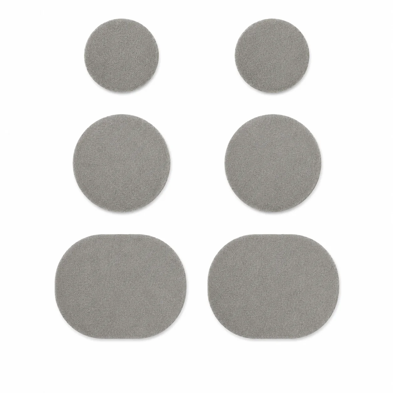 Self-Adhesive Gray Shoe Repair Patches, No Sew Fabric Shoe Patch for Repair Holes Scuffs on Sneakers Leather Shoes