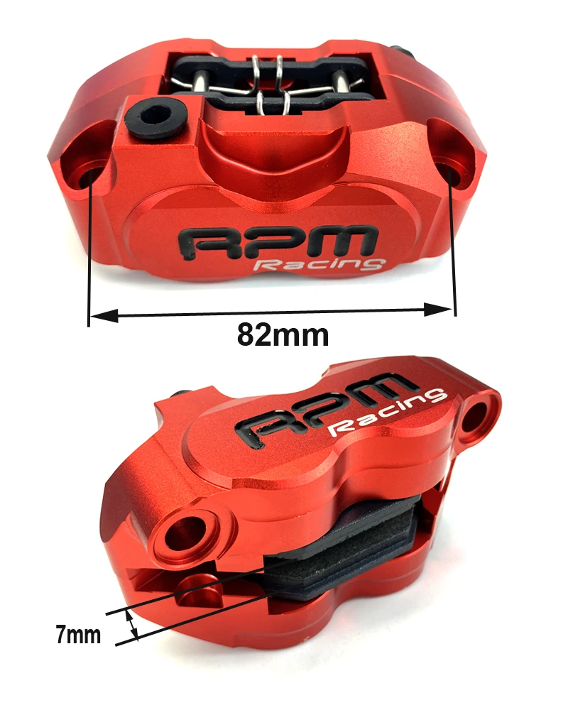 Universal RPM 82mm brake caliper for Yamaha Aerox Nitro motorcycle brake pump RSZ JOG BWS Zuma 50 rr  RSZ Turtle King Radiant