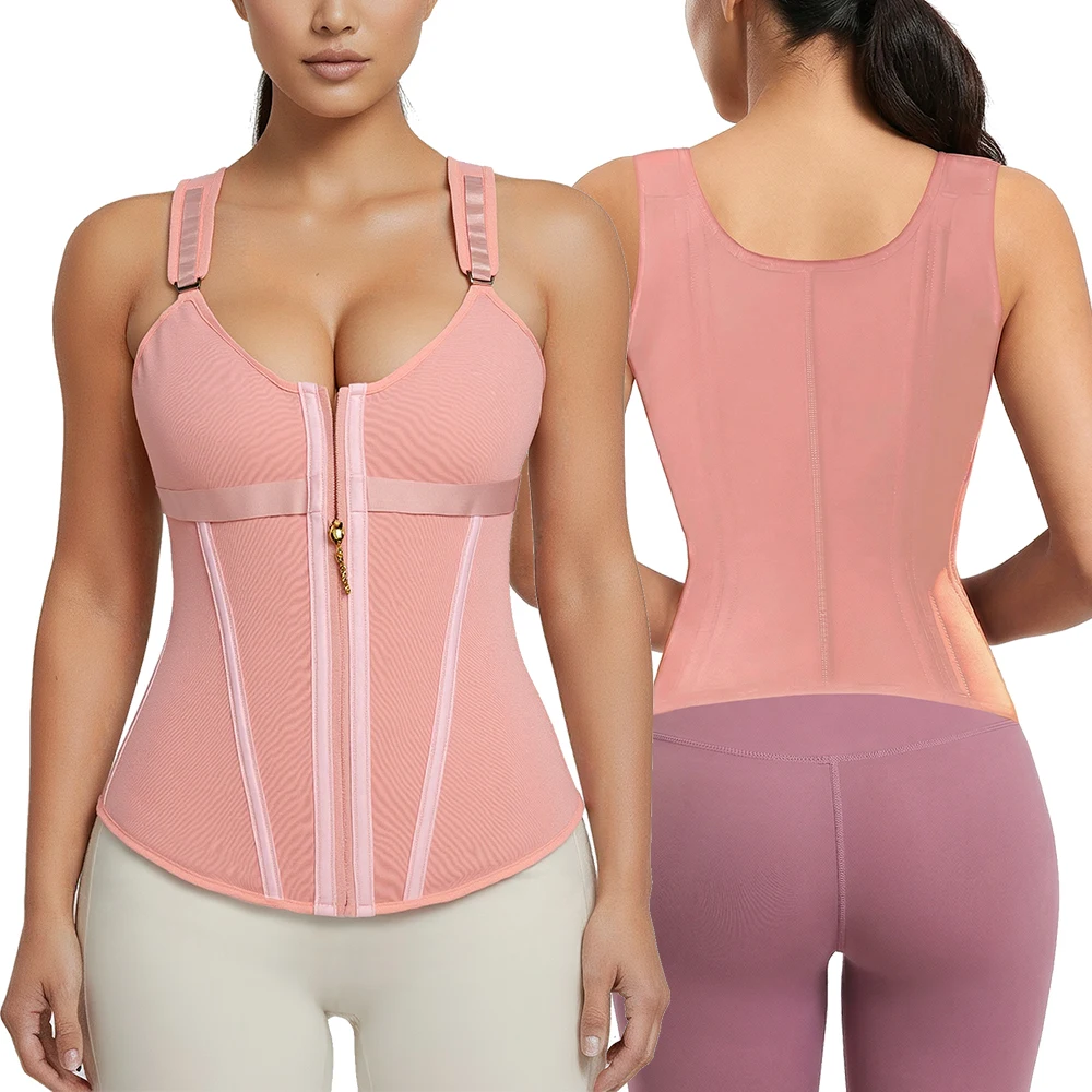 

Corset Shaper Colombian Girdles Slimming Sheath Chest Binders Waist Trainer Female Modeling Double Compression Body Shapewear