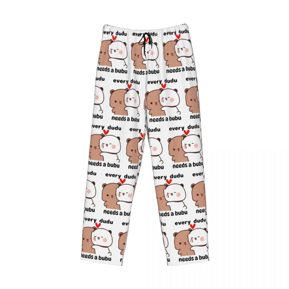 Custom Every Dudu Needs A Bubu Pajama Pants Men Sleepwear Sleep Lounge Bottoms with Pockets