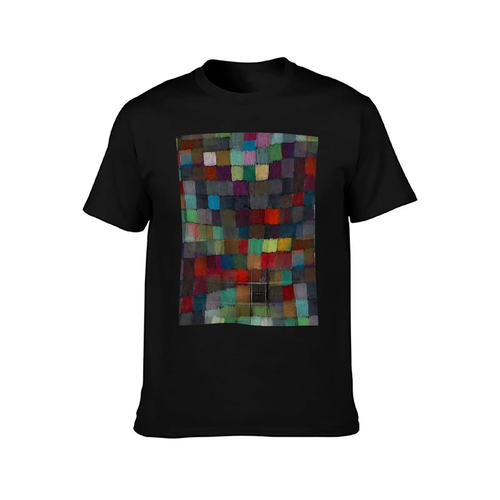 Abstract Tiles T-Shirt Simple Print Design T-Shirt