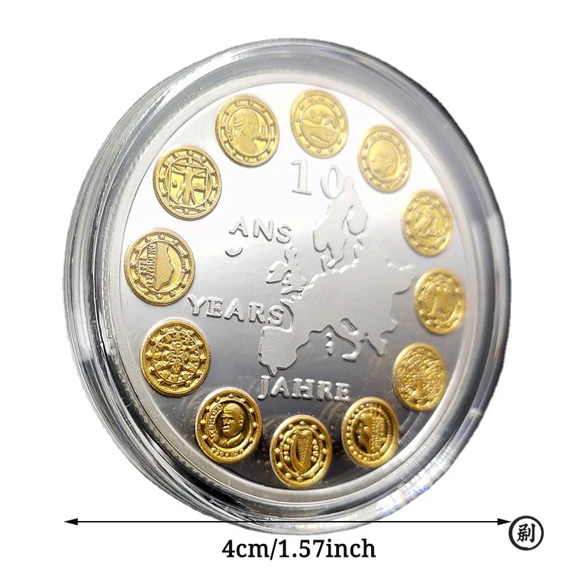 عملات تذكارية أوروبية مجموعة عملات الاتحاد الأوروبي أعمال فنية تذكارية عملات عملات معدنية أجنبية ميداليات تذكارية