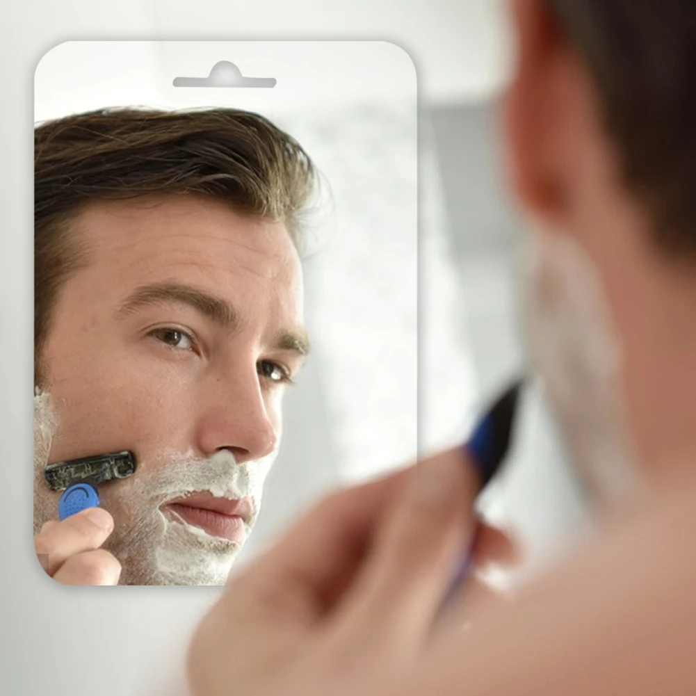 

Зеркало для душа без запотевания, незапотевающее зеркало для душа, небьющееся безрамное зеркало для душа, настенное зеркало для мужчин и женщин