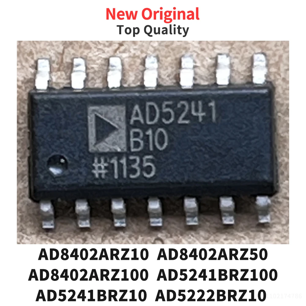 (1 Piece) AD8402ARZ10 AD8402ARZ50 AD8402ARZ100 AD5241BRZ100 AD5241BRZ10 AD5222BRZ10 SOP New Original