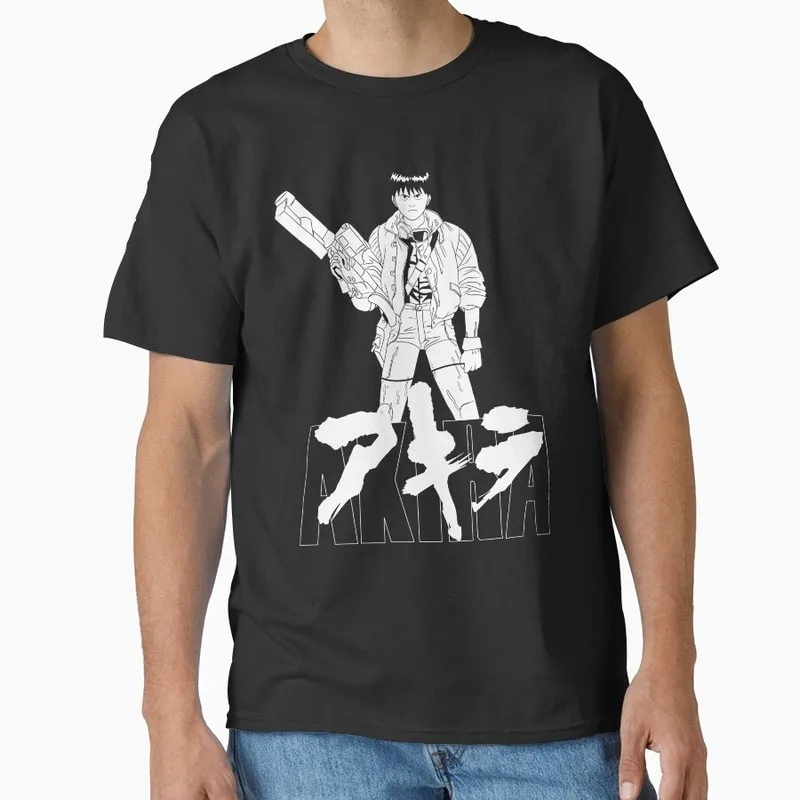 Akira Cyberpunk City Explosion Anime Gift T‑Shirt 1017 Retro Sci‑Fi Manga Graphic Tee Shotaro Kaneda Neo‑Tokyo Unisex Streetwear