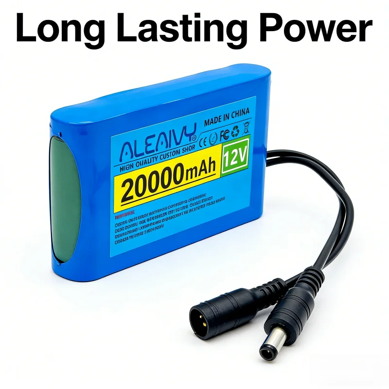 

DC 12.6V 12V 30Ah Rechargeable Lithium Battery Pack High Capacity Portable Power for CCTV Camera Monitor Home Security System