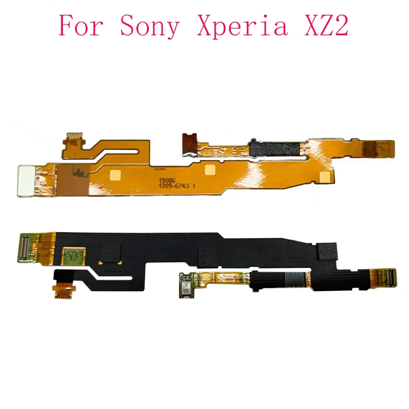 Main Microphone Board Flex Cable For Sony Xperia XZ2 H8266 H8216 H8296 H8276 Antenna Signal Connector Replacement Parts