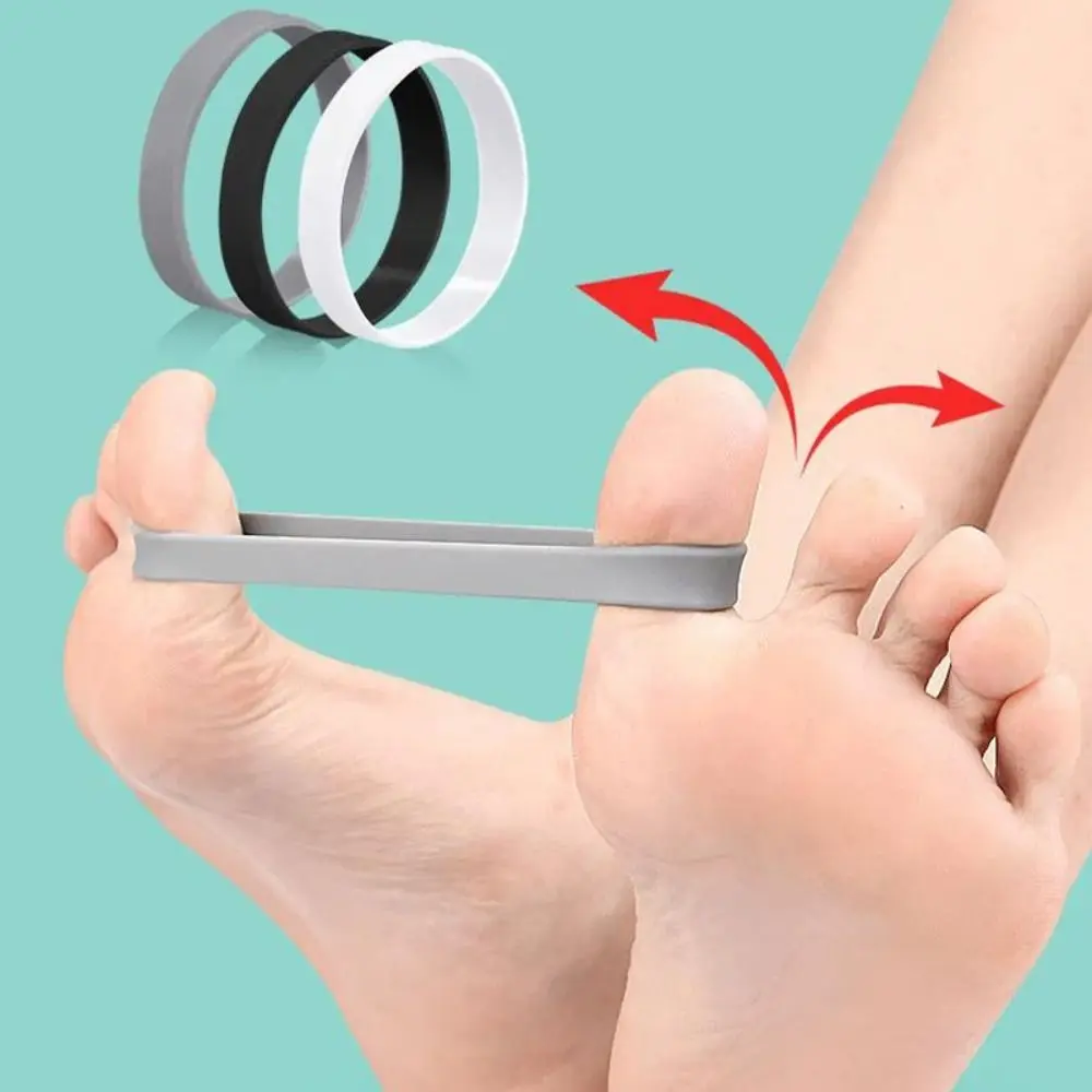 Silicone Tensile Tape Valgus Of Foot Corrective Training Exerciser Belt Toe Separator Thumb Elastic Band Foot Care Tools