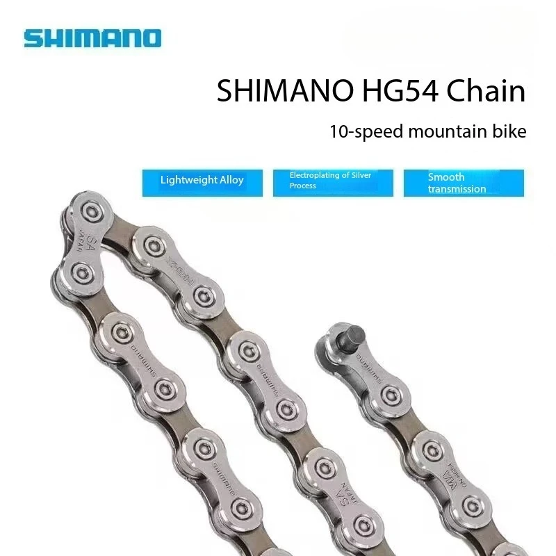 

Shimano 8 9 and 10 Speed Bicycle Chains: HG40 HG54 HG95 (116 Links) for MTB and Road Racing Bikes Bike Parts and Accessories