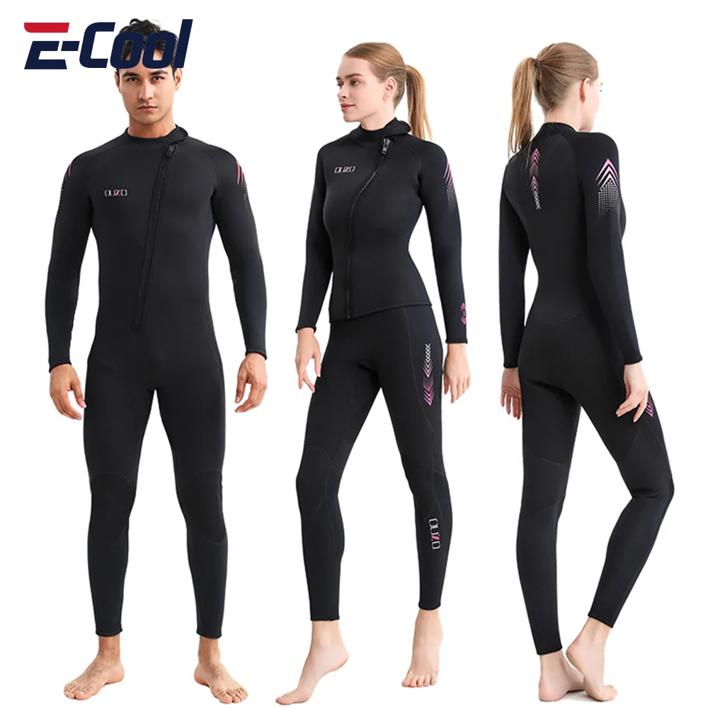 

3MM Neoprene Wetsuit Women Men Surf Scuba Diving Suit Underwater Fishing Spearfishing Kitesurf Swimwear Wet Suit Equipment