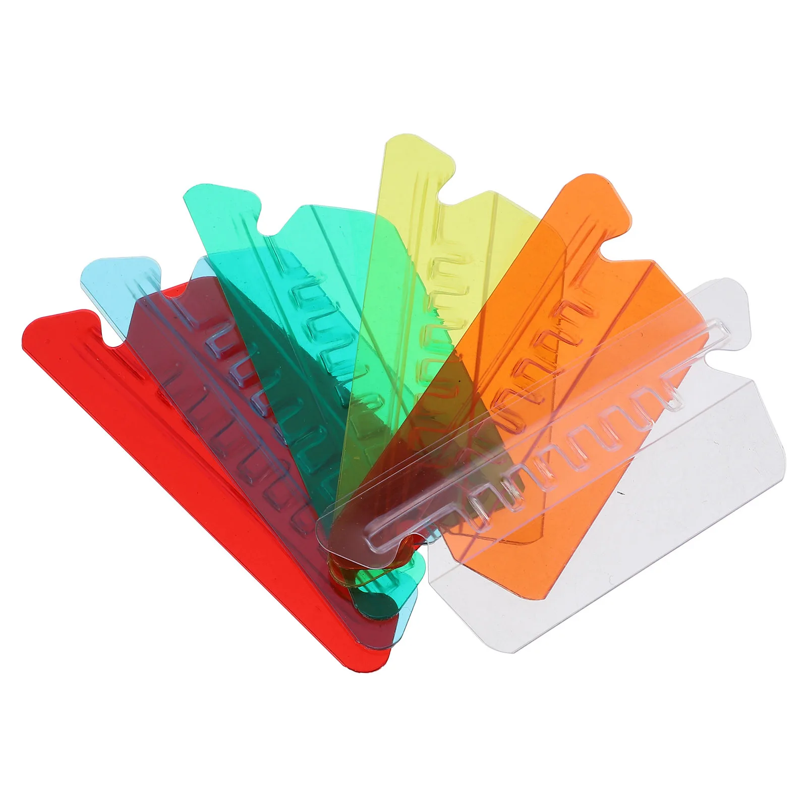 1Set PVC Hängen Datei Tabs Einsätze Wiederverwendbare Transparente Design Buch Organizer Hängen Datei Ordner Tabs