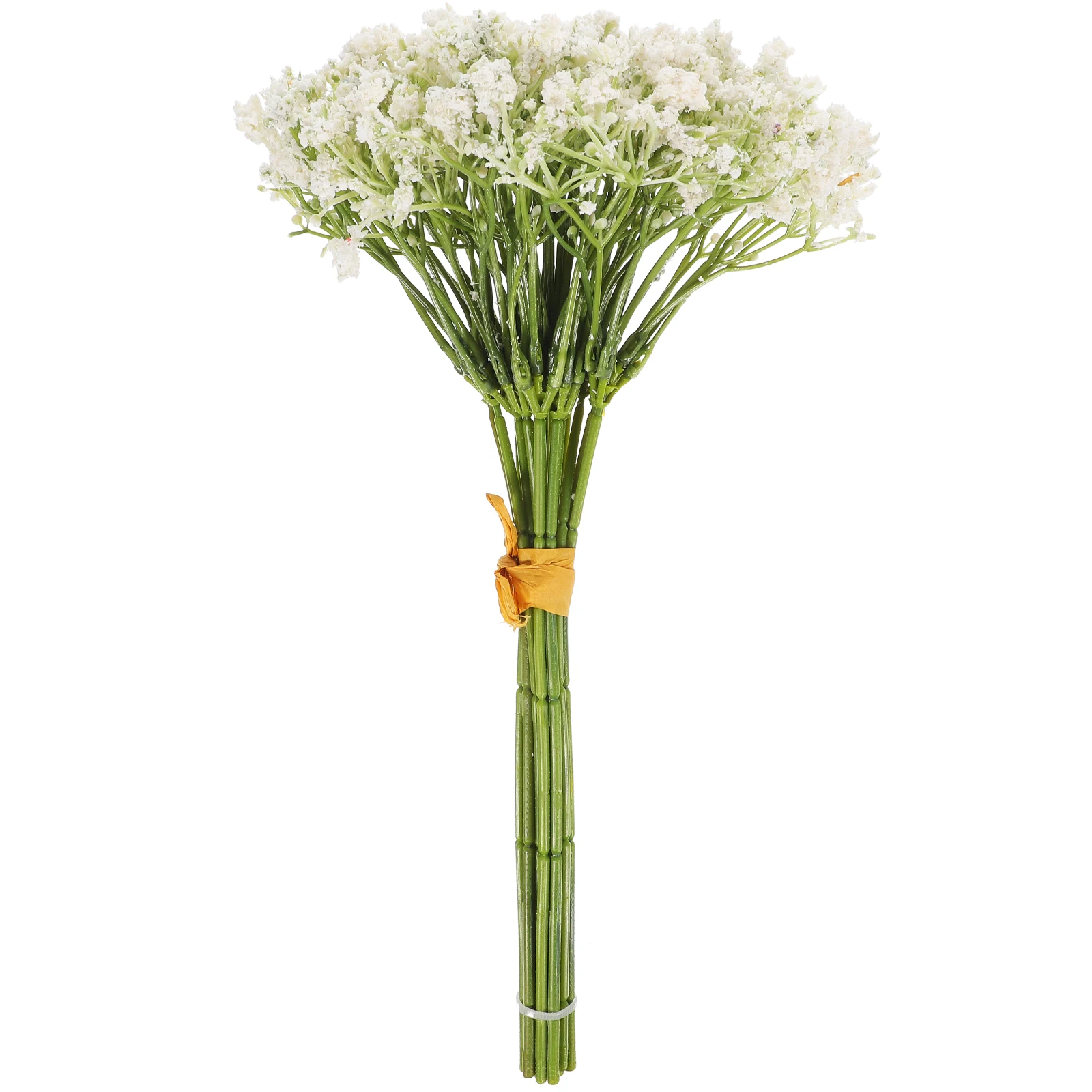 

16 Pcs White Artificial Gypsophila Bouquet Fake Flower Decor Wedding Bride Vase Indoor Outdoor Christmas Valentine