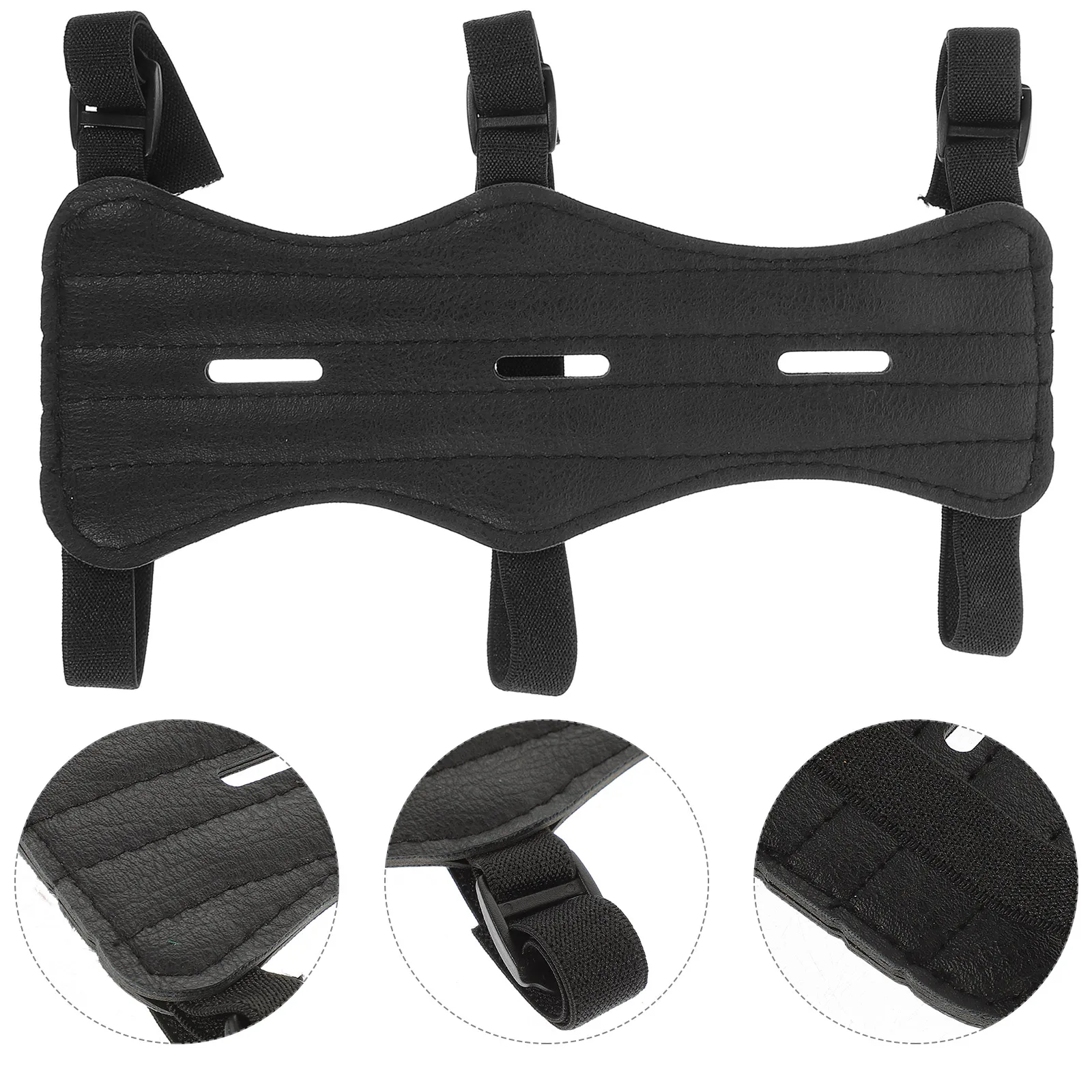 

Archery Arm Guard Protective Gear Forearm Cover Reusable Black Bow Protector Youth Adult Shooting Rider Arm Sleeve