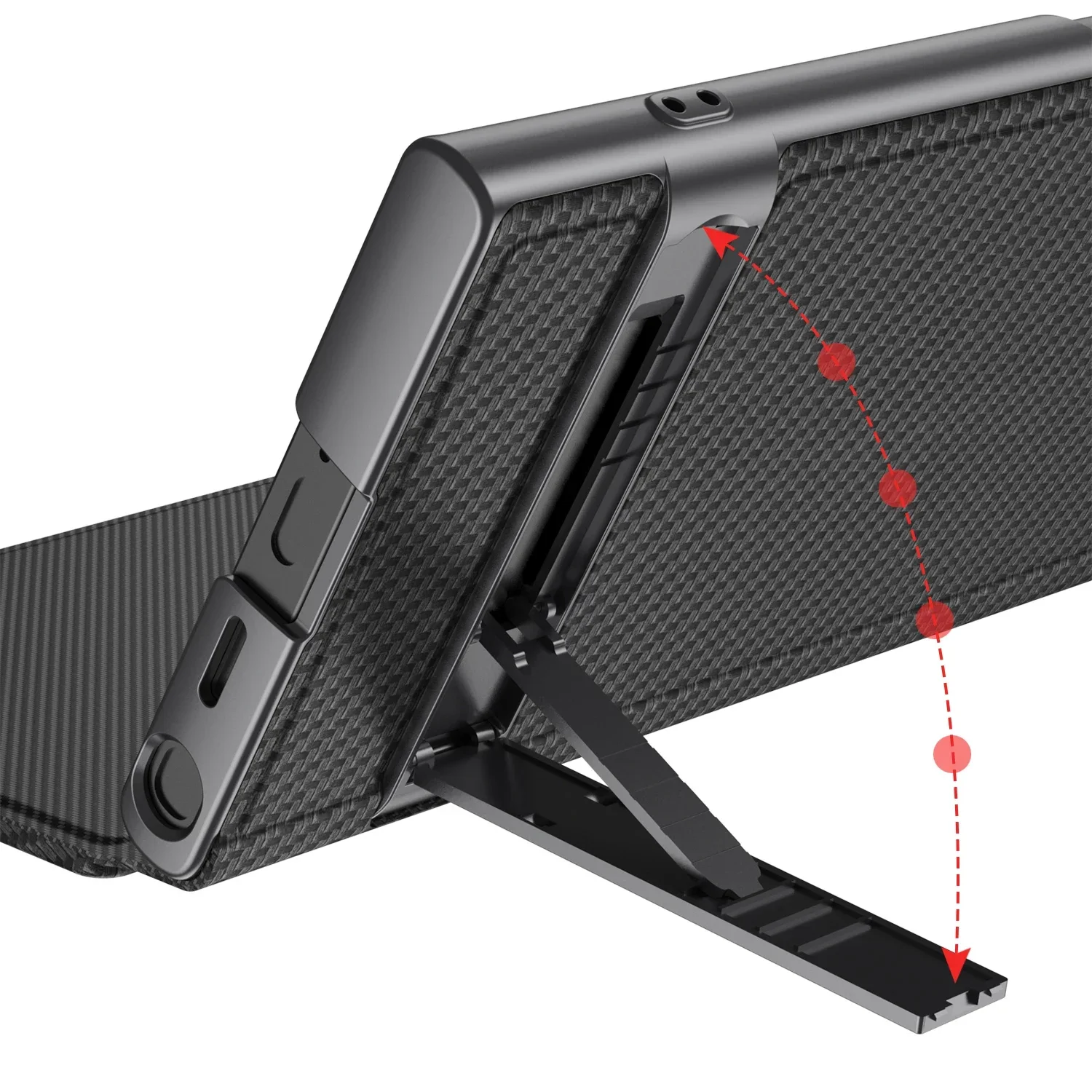 Luxury Leather Case Suitable For Samsung S24Ultra S23Ultra  Phone Case Adjustable Mechanical Shift Bracket Storage Card Wallet