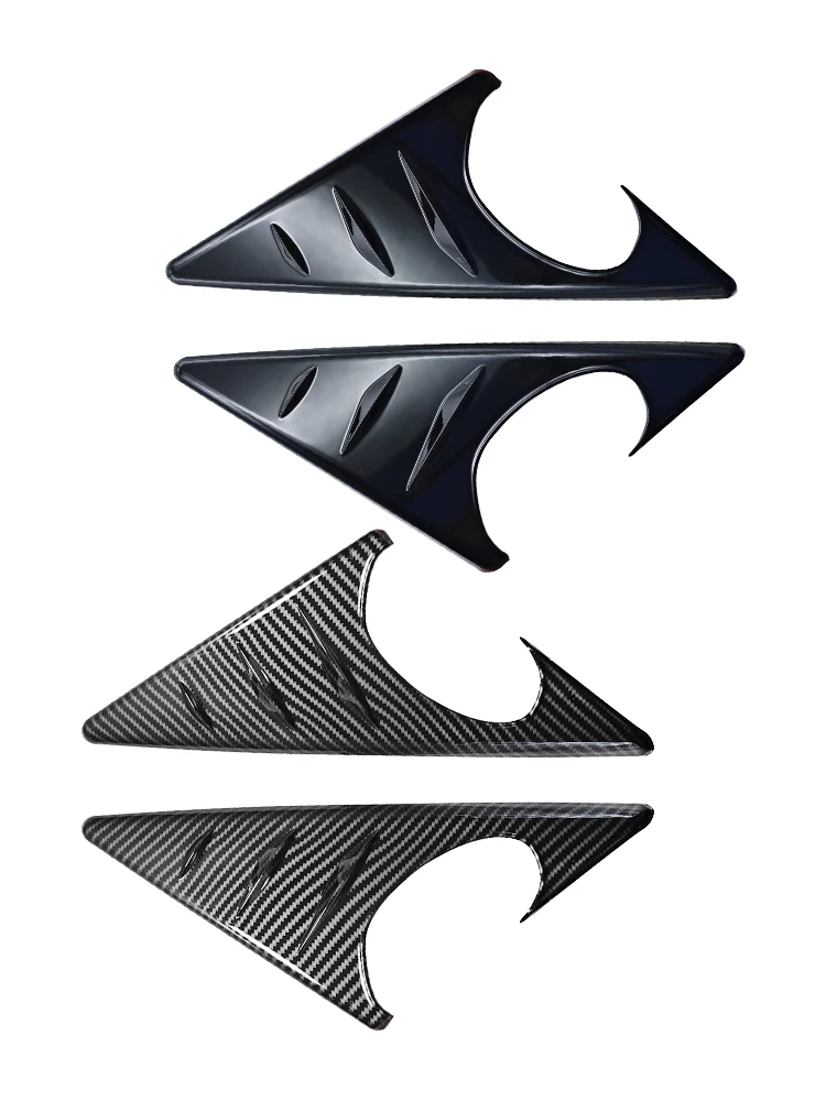 For BMW 3 Series E90 E91 E92 E93 2005 2006 2007 2008 2009 2010 2011 2012 Rearview Mirror Side Window Spoiler Triangle Cover Trim