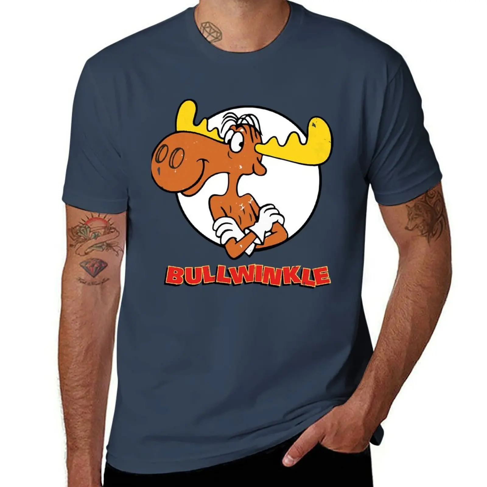 

People Call Me Bullwinkle Retro Vintage T-Shirt printed t shirts for man cotton t shirts high quality T-Shirt