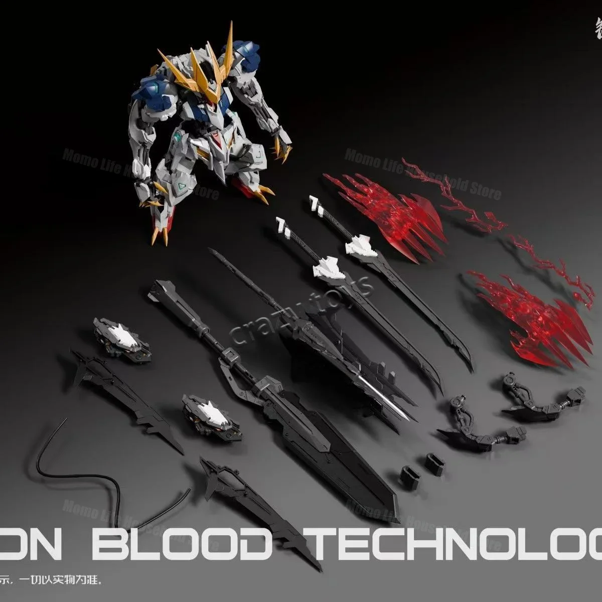 

IRON BLOOD TECHNOLOGY MGSD ASW-G-08 Barbatos Lupus Rex GK Assembly Model Kits Plastic skeleton Action Figure Robot Plastic Model