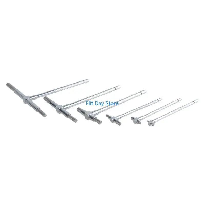 F92C 6Pcs/Set 8-150mm Telescopic Gauge Set Micrometer Measurement Bore Engineers