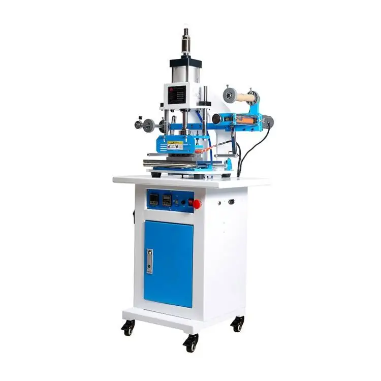 -p Hot Sale Automatic Digital Pneumatic Gold Foil Leather Logo Embossed Hot Stamping Machine for PVC Wooden Box Cardboard Motor*
